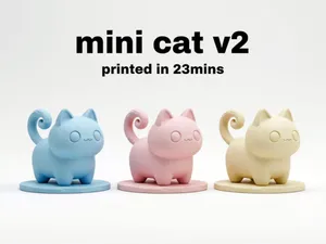 Mini Cat v2 – Cute and Playful Figurine