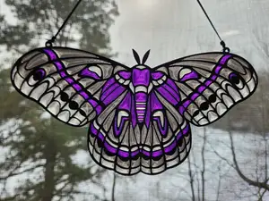 Cecropia Moth Suncatcher