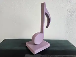 Elegant Note - Musical Abstract Sculpture