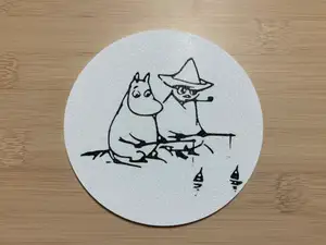 Snufkin und Moomintroll Untersetzer