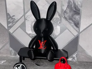 Louis Vuitton Modern Sitting Bunny | Home Decor | 
