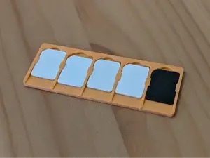NanoSIM holder case | 2 to 5 slots