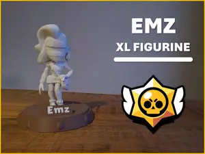 Emz | XL Brawl Stars Figurine (NO AMS)