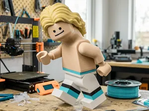 Haaland Meme LEGOs Minifigure Brick