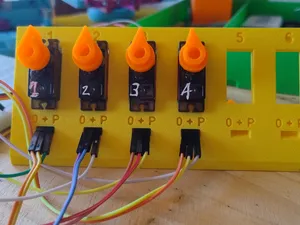SG90 servo calibration bench
