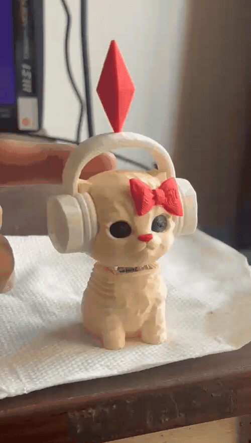 Clicky Dancing Cat Fidget Toy | Mechanical Switch