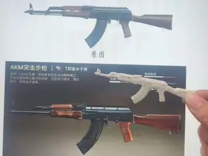 akmak47游戏枪械模型和平精英地铁逃生pubg不可发射模型摆件