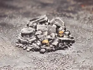 Dwarven Ruins Stone Pile Wargame Terrain