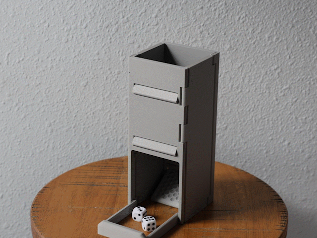 Folding Collapsible Dice Tower