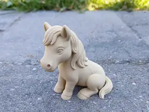Cute Sitting Horse