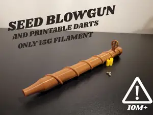 Seed blowgun
