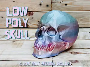 Low Poly Skull