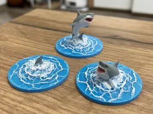 DnD miniature Sharks