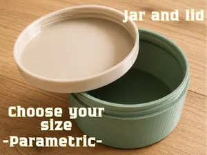 Parametric Jar and Lid