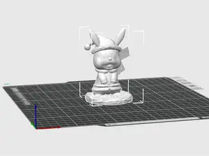 Pikachu Natalizio 3D - Modello STL per Stampa 3D
