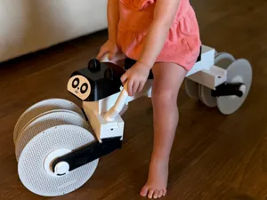 Kids Ride-On Balance Bike — Easy Print & Assembly