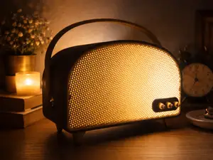 Lamp Retro Radio for Google Mini