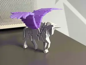 Flexi Pegasus/Alicorn With Moving Wings! 