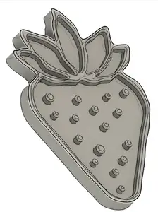 Логотип ежевики STL модели для 3D печати