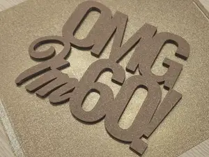 Cake Topper OMG I'm 60 years Birthday