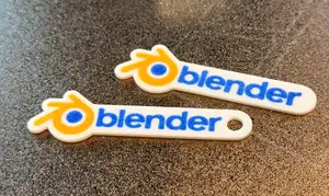 Blender 3D Logo & Keychain