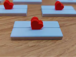 Name place card holder weeding heart