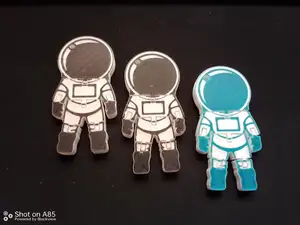 Flexi spaceman keychain