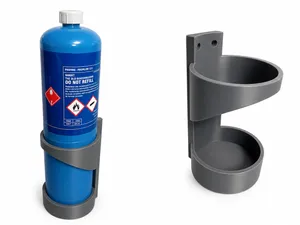 Propane torch gas bottle holder