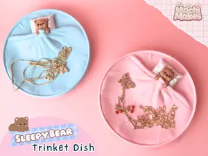 Sleepy Bear Trinket Dish