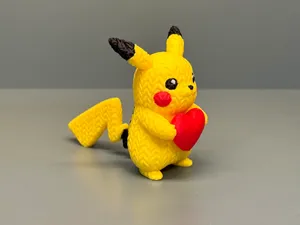 Cute Knitted Pikachu – Valentine’s Day Edition