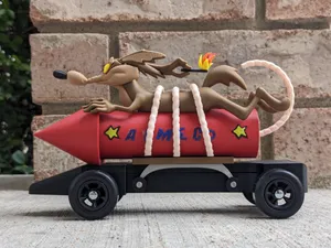 Wile E. Coyote (Pinewood Derby Car Shell)