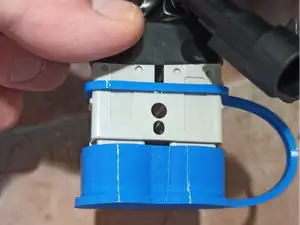 50A Anderson plug cover with customizable text