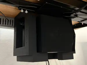 Under-Desk Subwoofer Mount Bracket System