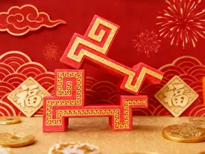 央视马年logo手机支架
