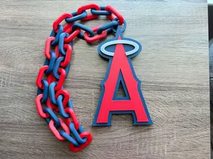 Los Angeles Angels Oversized Necklace, Pendant