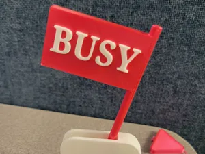Completed Busy Sign