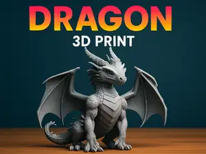 MiniDragon – Stylischer 3D-Print für Fantasy-Fans