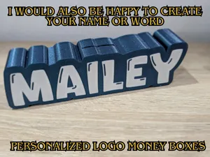 personalized name money boxes Mailey