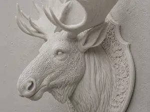 Moose Head Mount – Ultra Detailed Wall Trophy