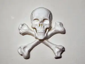 Skull and Crossbones - Wall Display