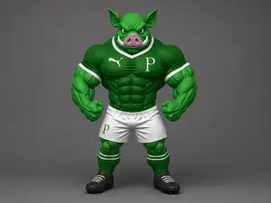 mascote do palmeiras multicolor