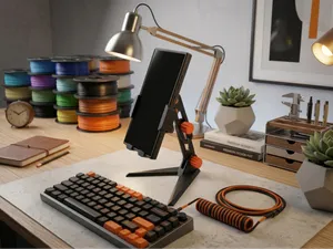 Gravity Adjustable Heavy-Duty Phone Desk Stand