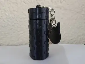 Chaveiro Porta Batom + Espelho Gatinho
