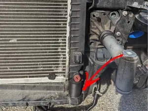 Audi C5 allroad radiator spacer for swaps