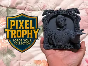 Pixel Trophy - Astarion (Baldur's Gate 3)