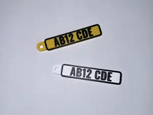 UK Number Plate Keychain | Custom Reg