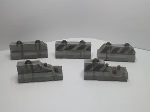 Concrete Jersey Barriers 