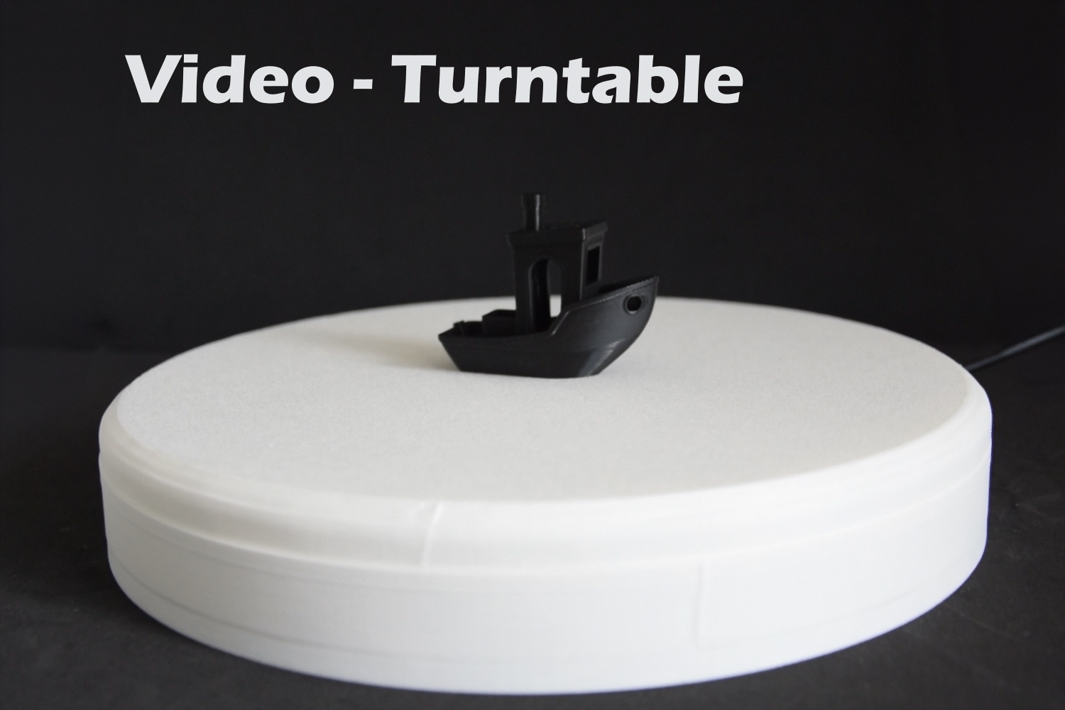 Video Turntable - motor-driven