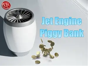 Jet Engine Piggy Bank