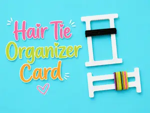 Hair Tie Organizer Card (two sizes)